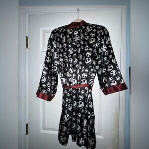 Disneys Tim Burton The Nightmare Before Christmas Silk Robe